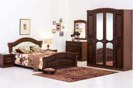 Комплект мебели для спальни Милано, Вишня Портофино, MEBEL SERVICE(Украина)