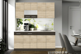 Комплект мебели для кухни Грета 1800, Сонома, MEBEL SERVICE(Украина)