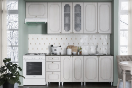 Комплект мебели для кухни Классика 2400, Сосна белая, СВ Мебель(Россия)