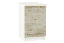 Шкаф-стол 500, 1Д  как часть комплекта Алина NEW, Мрамор, MEBEL SERVICE (Украина)