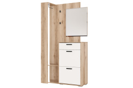 Шкаф прихожая 2Д  Прихожая 4, Белый, СВ Мебель (Россия)