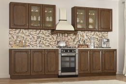 Комплект мебели для кухни Гранд NEW 2600, Дуб Золотой, MEBEL SERVICE(Украина)