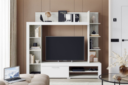 Стенка Васанта, Белый, Стендмебель (Россия)