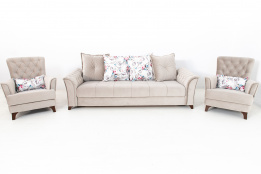 Комплект мягкой мебели Ирис, Бежевый, Нижегородмебель и К(Россия)