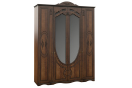Шкаф для одежды 4Д  как часть комплекта Александрина, Орех, Империал (Россия)