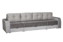 Диван прямой раскладной Спиннер, GROUND 06/Labirint 05/ GROUND 05, АСМ Элегант (Россия)