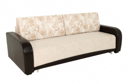 Диван прямой раскладной Натали 3, Pale-Royal02/Vicont02/Экотекс А213;, АСМ Элегант (Россия)