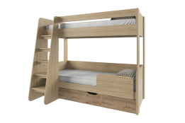 Кровать двухъярусная, коллекции Дизель, Дуб Мадура/Веллингтон, Анрэкс (Беларусь)