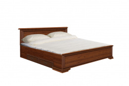Кровать двуспальная, коллекции Кентаки, Каштан, БРВ Брест (Беларусь)