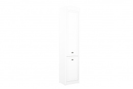 Шкаф пенал 2Д  как часть комплекта Салерно, Белый Белый, БРВ Брест (Беларусь)