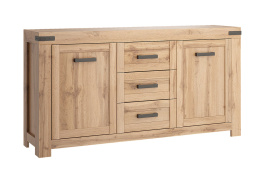 Тумба традиционная 2Д 3Я Мортиз, Дуб Вотан, Анрэкс (Беларусь)