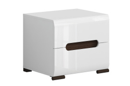 Тумба прикроватная 2Я как часть комплекта Ацтека, Белый Блеск, БРВ Брест (Беларусь)