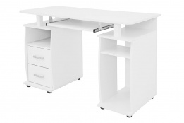 Стол письменный Стол письменный Т-05, Белый Бриллиант , MEBEL SERVICE (Украина)