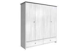 Шкаф для одежды 4Д  ПОРТО, Джанни Светлый, БРВ Брест (Беларусь)