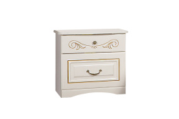 Тумба прикроватная 2Я как часть комплекта Соренто, Крем, Слониммебель (Беларусь)