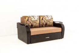 Диван прямой раскладной Аквамарин 7, ОК06/КупонАфрикаЛьвы/MOBI11, Софа, АСМ Классик (Россия)