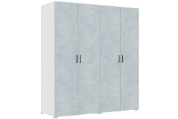 Шкаф для одежды пристенный 4Д  Арландо, Бетон, Горизонт (Россия)