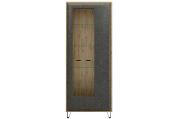 Шкаф витрина 2Д  Грэйс, Графит, БРВ Брест (Беларусь)