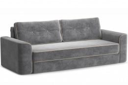 Диван прямой раскладной Сиеста, Ultra (grey), Ultra (sand), Империал (Россия)