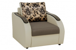 Кресло традиционное раскладной Гауди, Зебрано/Поло альмонд/крафт беж/Линда 03 беж, Царицыно (Россия)