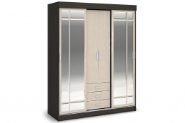 Шкаф для одежды 4Д  Лидер 1К, Белфорд, Стендмебель (Россия)