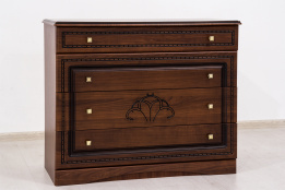 Комод 4Я как часть комплекта Милано, Вишня Портофино, MEBEL SERVICE (Украина)