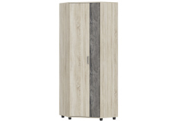 Шкаф для одежды угловой 2Д , модульной системы Визит 1, Сосна Джексон, СВ Мебель (Россия)