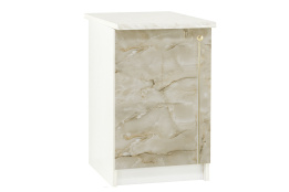 Шкаф-стол 500, 1Д  как часть комплекта Алина NEW, Мрамор, MEBEL SERVICE (Украина)