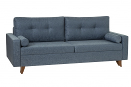 Диван прямой раскладной Фидэль, Magic blue, АСМ Элегант (Россия)