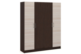 Шкаф для одежды 4Д  Алена, Дуб Молочный, Империал (Россия)