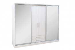 Шкаф-купе 4Д  Шкаф-купе 20, Ясень Анкор светлый, СВ Мебель (Россия)