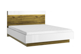 Кровать двуспальная как часть комплекта Торино, Дуб Наварра, Анрэкс (Беларусь)