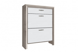 Тумба для обуви 2Д 1Я Орландо, Белый Глянец, Анрэкс (Беларусь)