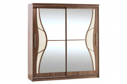 Шкаф-купе 2Д   16, Ясень Шимо темный, СВ Мебель (Россия)