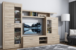 Стенка, коллекции Оскар, Дуб Санремо, Анрэкс (Беларусь)