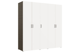 Шкаф для одежды 5Д  Арландо, Белый, Горизонт (Россия)