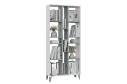 Шкаф стеллаж Асти, Белый, Горизонт (Россия)