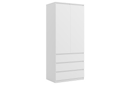 Шкаф для одежды 2Д  Сноули, Белый, Май Стар (Беларусь)