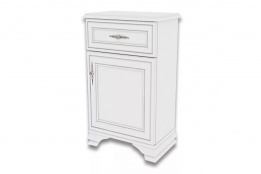 Тумба традиционная 1Д 1Я, коллекции Кентаки, Белый, БРВ Брест (Беларусь)