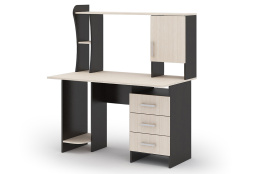 Стол компьютерный Стол компьютерный 5, Венге/Гикори светлый , Стендмебель (Россия)