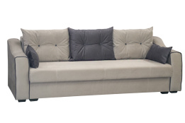 Диван прямой раскладной Мальта 1М, Luma 02 / Luma 23, Мебельный Формат (Россия)