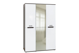 Шкаф для одежды 3Д , коллекции Вегас, Белый, Горизонт (Россия)