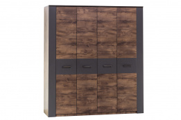 Шкаф для одежды 4Д  как часть комплекта Вирджиния, Таксус, Май Стар (Беларусь)