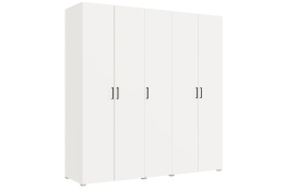 Шкаф для одежды 5Д  Арландо, Белый, Горизонт (Россия)