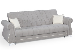 Диван прямой раскладной Бриз 2, Luma 13/Luma 01, АСМ Элегант (Россия)