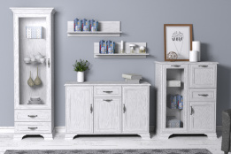 Комплект мебели для гостиной Тиффани, Вудлайн Кремовый, Анрэкс(Беларусь)