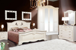 Комплект мебели для спальни Соренто, Крем, Слониммебель(Беларусь)