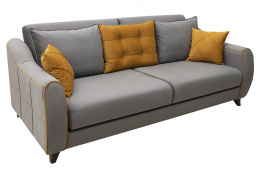 Диван прямой раскладной Френсис, ТД259 Темно-серый, Нижегородмебель и К (Россия)