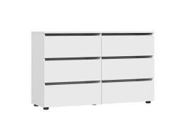 Комод 6Я как часть комплекта Токио, Белый, СВ Мебель (Россия)