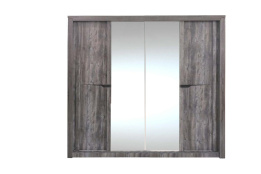 Шкаф для одежды 4Д  Гарда СМ218-01, Сосна Джексон, Слониммебель (Беларусь)